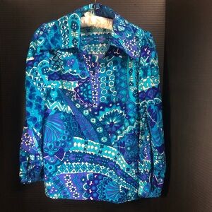 Vintage Handmade Groovy Hippy Festival Large Collar Mod Psychedelic GoGo Boho